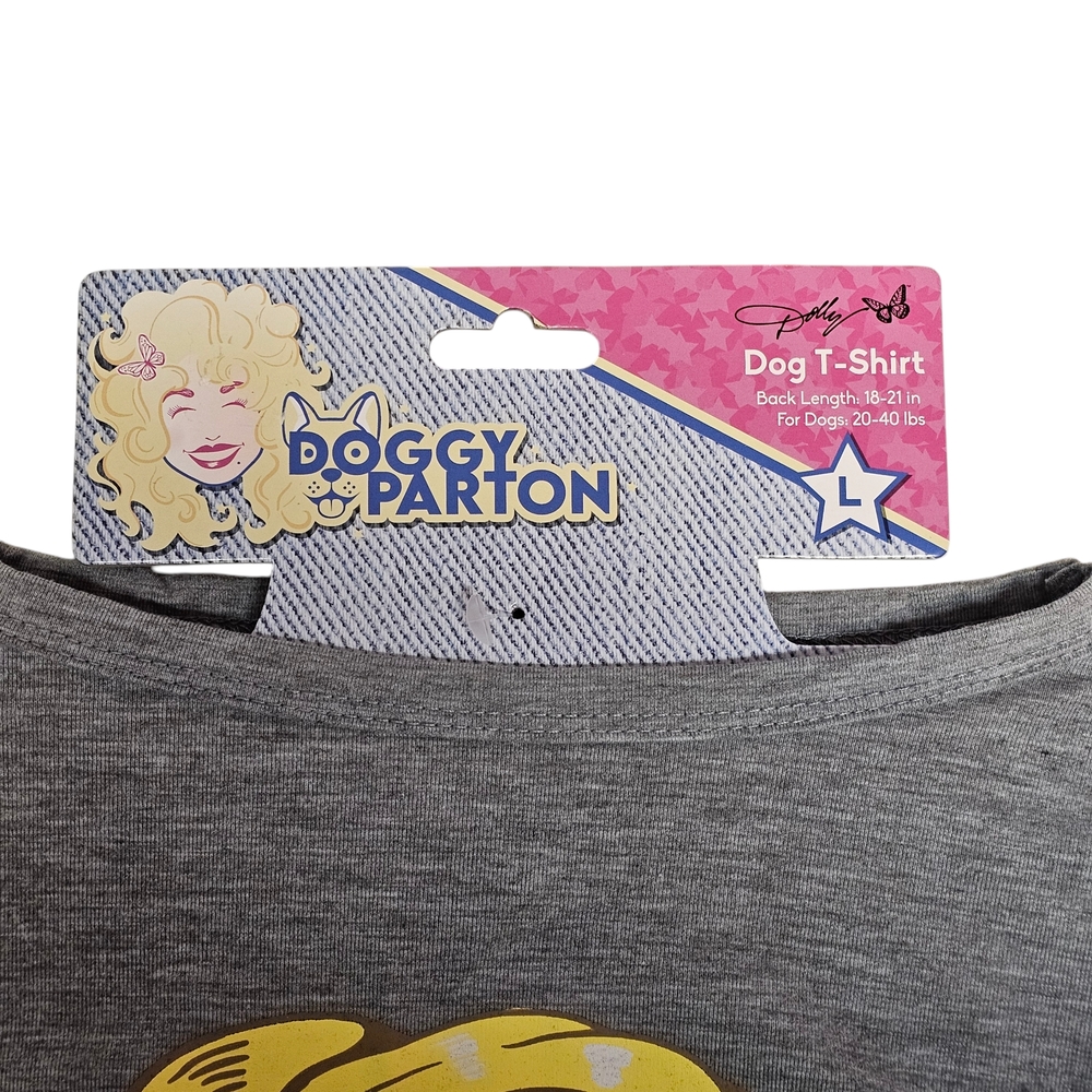 Doggy Parton Dog Shirts Sz Large - Picture 3 of 6